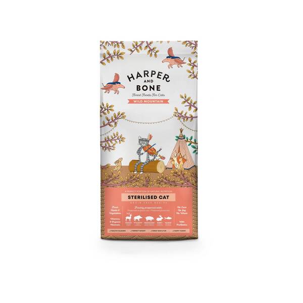 HARPER&BONES Sterilised Wild Mountain 2kg HARPER&BONES Sterilised Wild Mountain 2kg