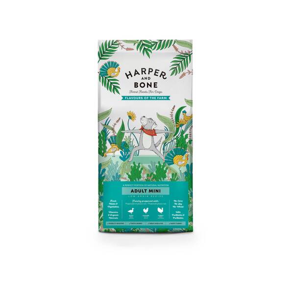 HARPER&BONE Adult Mini Flavours Farm 2kg HARPER&BONE Adult Mini Flavours Farm 2kg