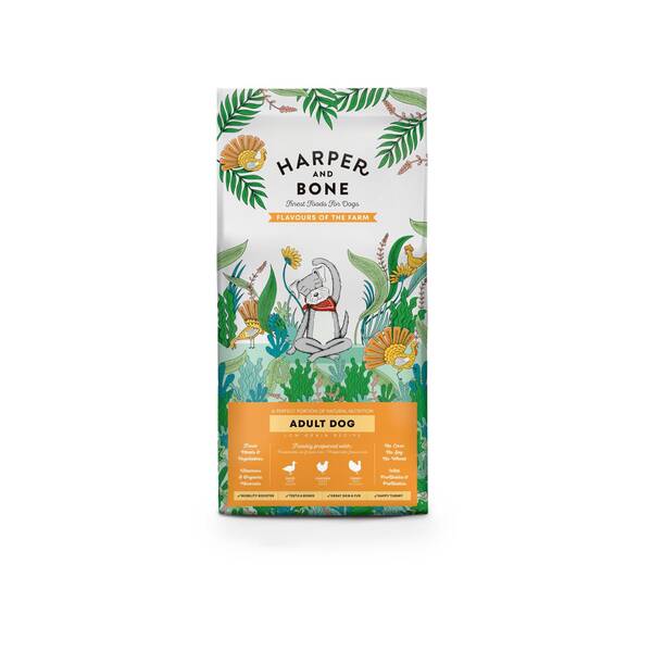 HARPER&BONE Adult Medium/Large Flavours Farm 12kg HARPER&BONE Adult Medium/Large Flavours Farm 12kg