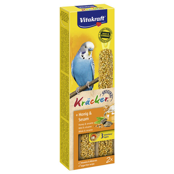 VITAKRAFT Kracker Duo Budgie Honey&Sesame 2pcs