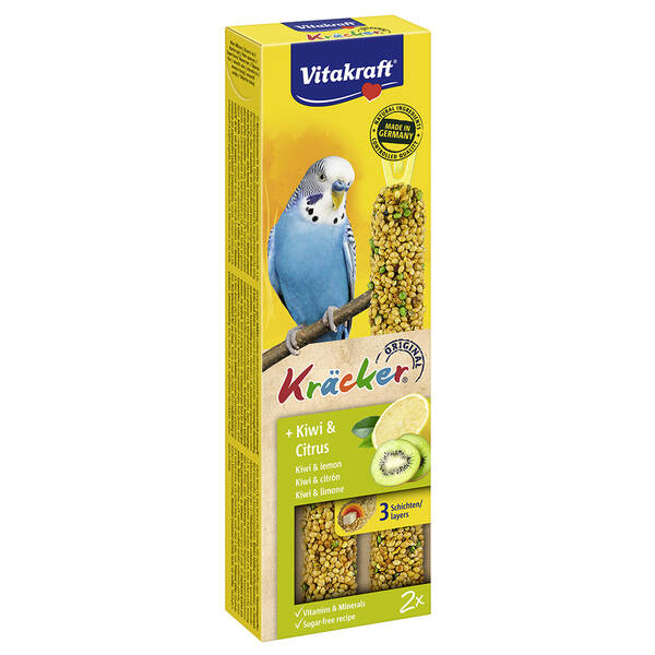 VITAKRAFT Kracker Duo Budgie Kiwi&Lemon 2pcs VITAKRAFT Kracker Duo Budgie Kiwi&Lemon 2pcs