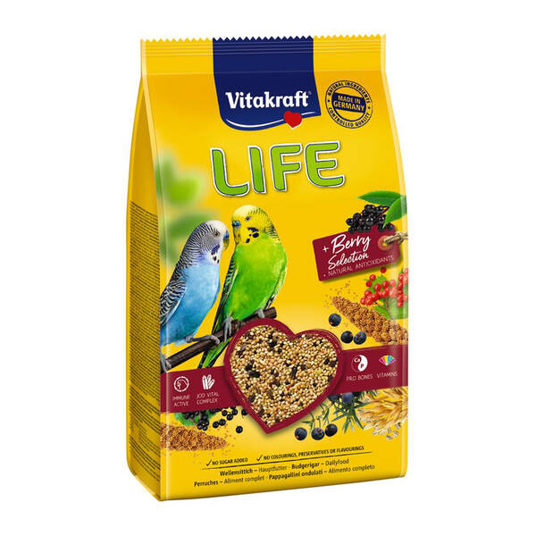 VITAKRAFT Life "Power Of Nature" Budgie 800gr