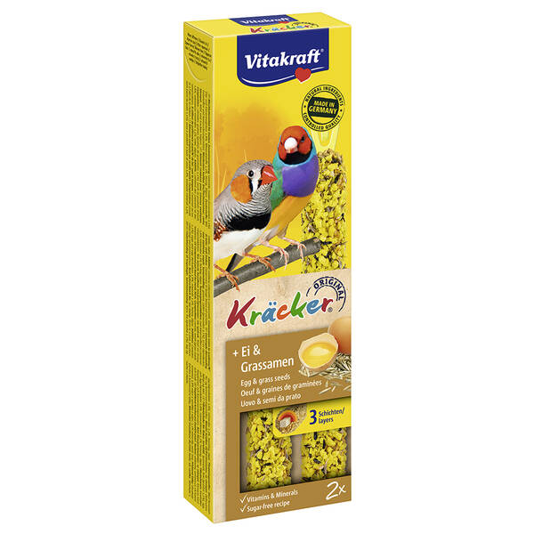 VITAKRAFT Kracker Duo Exotic Birds Egg&Seeds 2pcs