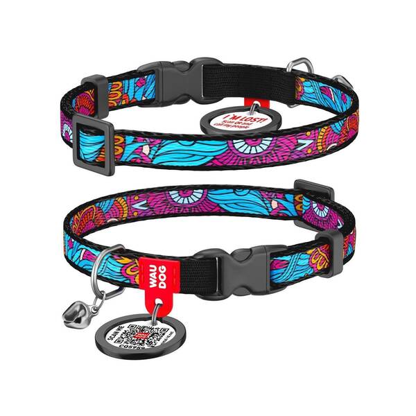 WAUDOG Naylon Cat Collar Summer 10mm 20*30cm WAUDOG Naylon Cat Collar Summer 10mm 20*30cm