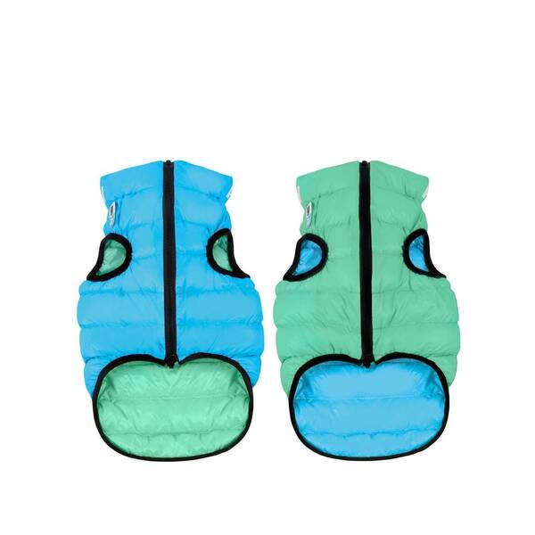 WAUDOG Dog Lumi Jacket Light Green-Blue M 45cm