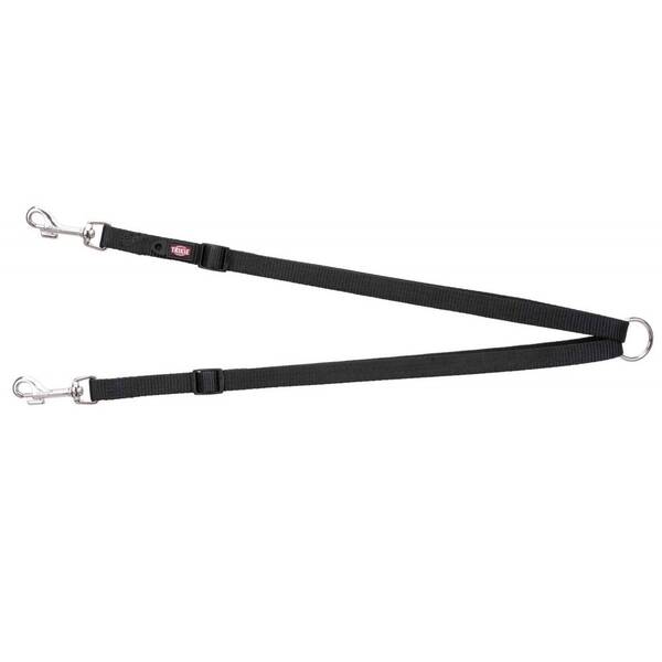 TRIXIE Οδηγός Premium Για Ζεύγη Μαύρος M-L 40-70cm/20mm