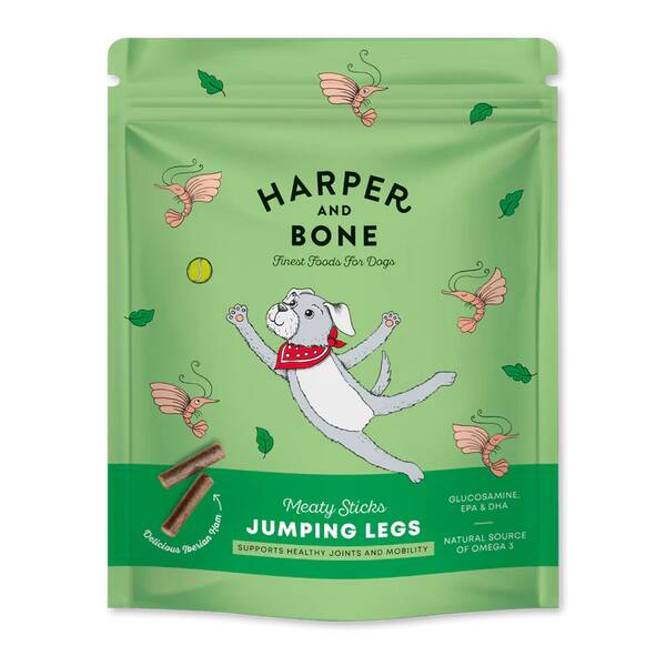 HARPER & BONE Dogs Meaty Sticks Jumping 
Legs (Joints) 75gr HARPER & BONE Dogs Meaty Sticks Jumping 
Legs (Joints) 75gr