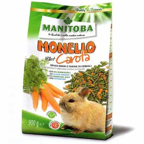 MANITOBA Monello Pellet Carota 900gr MANITOBA Monello Pellet Carota 900gr