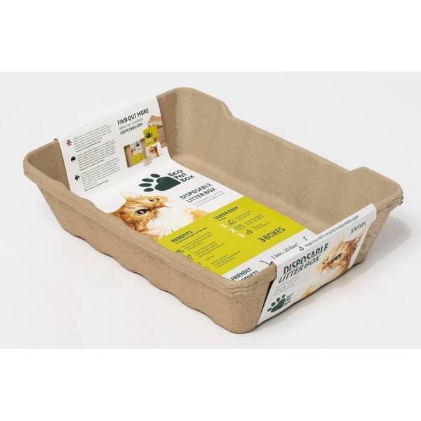 ECOTRAY Disposable Little Tray Set 3pcs