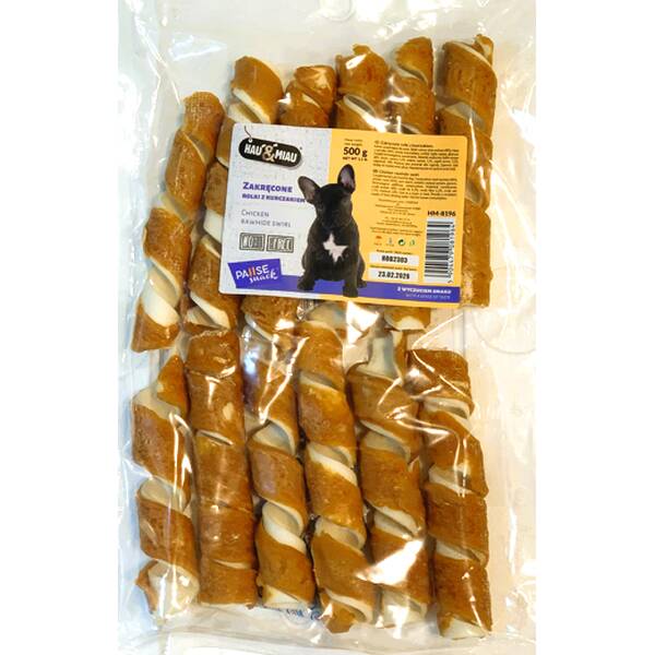 Hau & Miau Rolled Twists Chicken 500gr