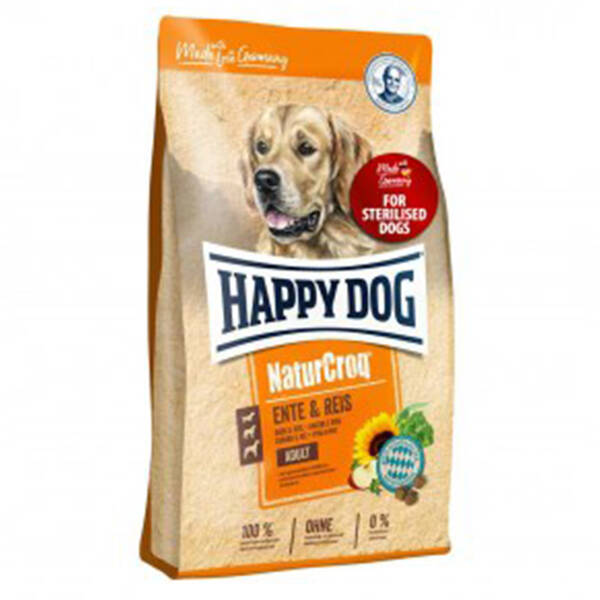 HAPPY DOG Natur Croq Duck Sterilized 11kg HAPPY DOG Natur Croq Duck Sterilized 11kg