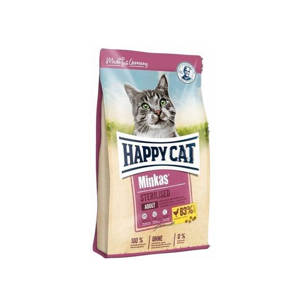 HAPPY CAT Minkas Sterilized Chicken 10kg