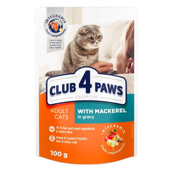 CLUB 4 PAWS Mackerel Gravy 100gr CLUB 4 PAWS Mackerel Gravy 100gr
