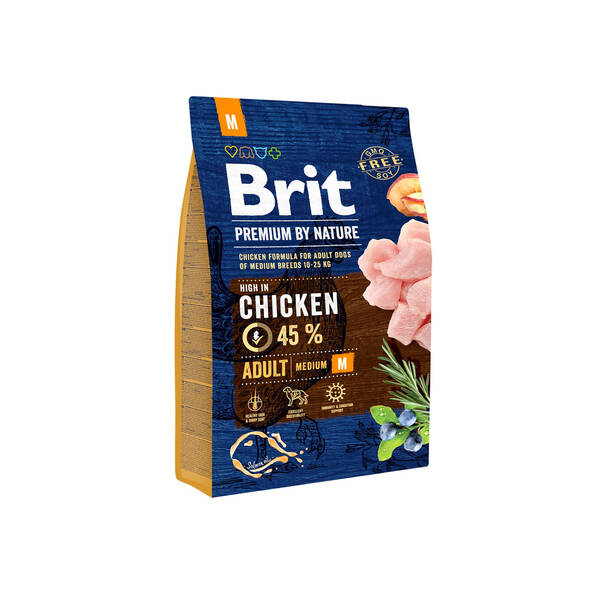 BRIT By Nature Dog Chicken Adult M 3kg BRIT By Nature Dog Chicken Adult M 3kg