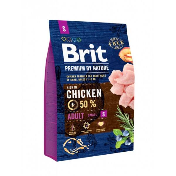 BRIT By Nature Dog Chicken Adult S 3kg BRIT By Nature Dog Chicken Adult S 3kg