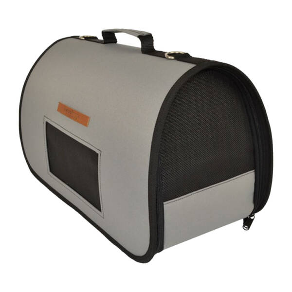 WOOFMODA Τσάντα Μεταφοράς Χειρός Γκρι Μ35xΠ17xΥ23cm WOOFMODA Τσάντα Μεταφοράς Χειρός Γκρι Μ35xΠ17xΥ23cm