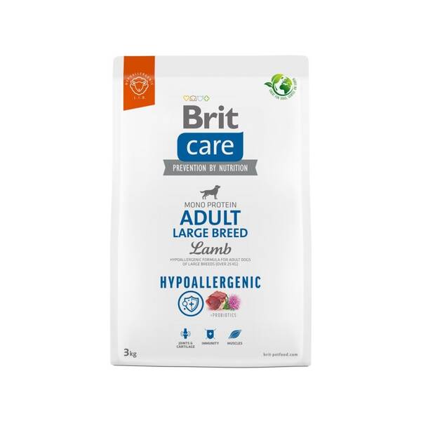 BRIT Care Dog Hypoallergenic Adult L Lamb 3kg BRIT Care Dog Hypoallergenic Adult L Lamb 3kg