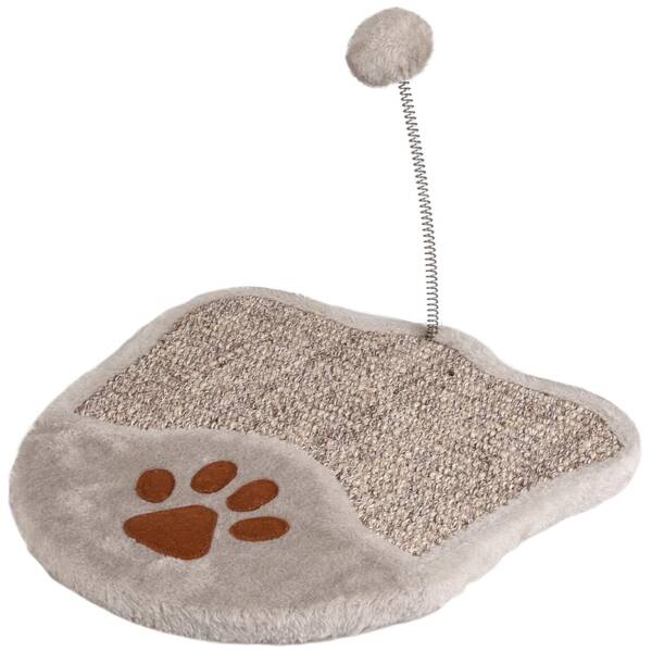 FLAMINGO Scratching Board Greta Grey Paw Shape 34,5x34,5x23,5cm