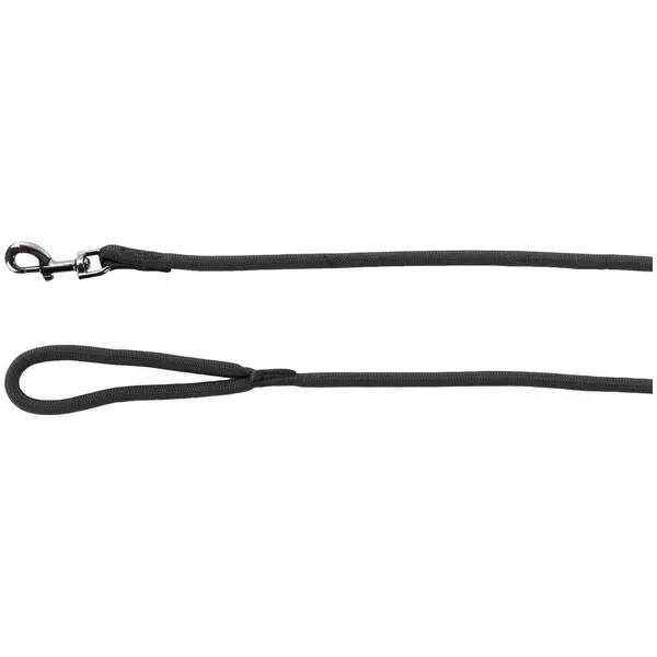 AVENUE Nylon Dog Black Round Lead 0.8cm x 1.2m