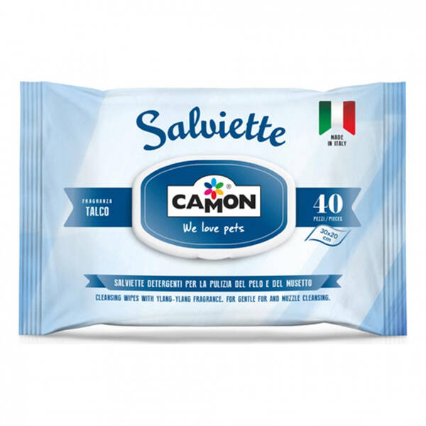 CAMON Μαντηλάκια Καθαρισμού Talcum 40pcs