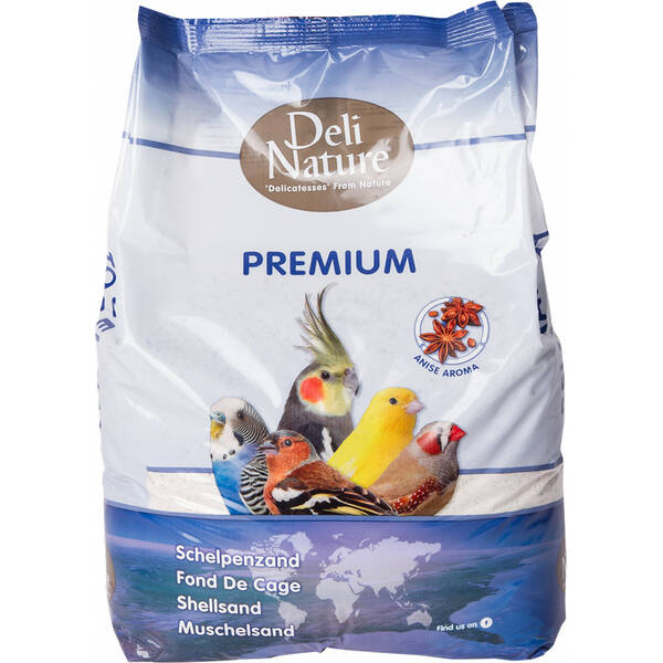 DELI NATURE Άμμος Υγείας Λευκή Για Πουλιά 5kg DELI NATURE Άμμος Υγείας Λευκή Για Πουλιά 5kg