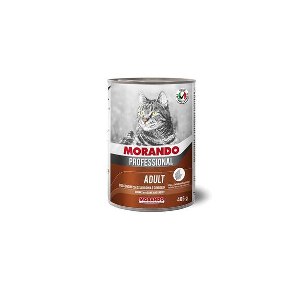 MORANDO Professional Cat Chunks Game&Rabbit 405gr MORANDO Professional Cat Chunks Game&Rabbit 405gr