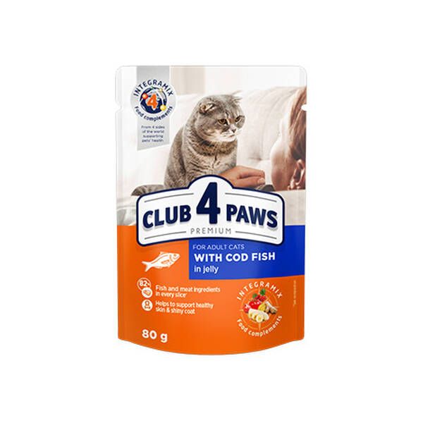 CLUB 4 PAWS Fish Jelly 80gr CLUB 4 PAWS Fish Jelly 80gr