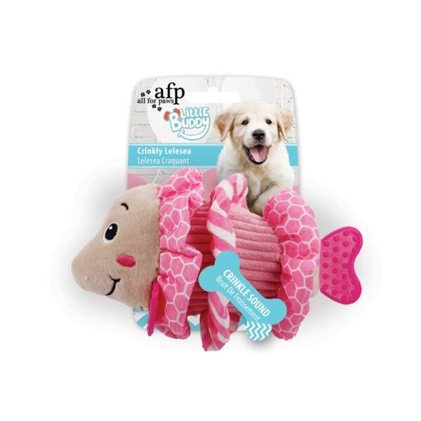 AFP Dog Toy Little Buddy Crinkly Lelesea