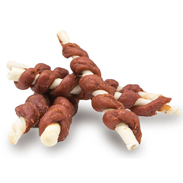 Hau & Miau lamb paste wrapped rawhide sticks 500gr