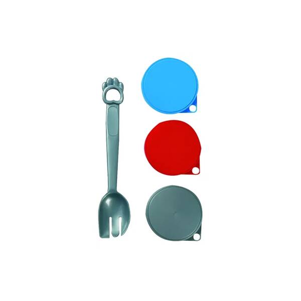 FLAMINGO Can Lids 7,5cm And Spoon
