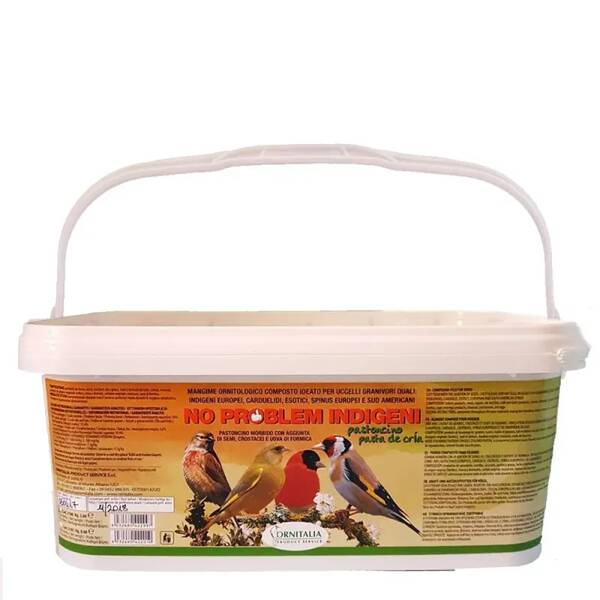 Ornitalia - No Problem Indigeni - Ημι-πατέ αυγοτροφή για ιθαγενή - 2kg Ornitalia - No Problem Indigeni - Ημι-πατέ αυγοτροφή για ιθαγενή - 2kg