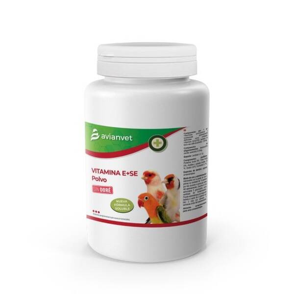 Avianvet Vitamina E + Se Polvo – Υδατοδιαλυτό συμπλήρωμα βιταμίνης Ε & σεληνίου για αναπαραγωγή – 125gr