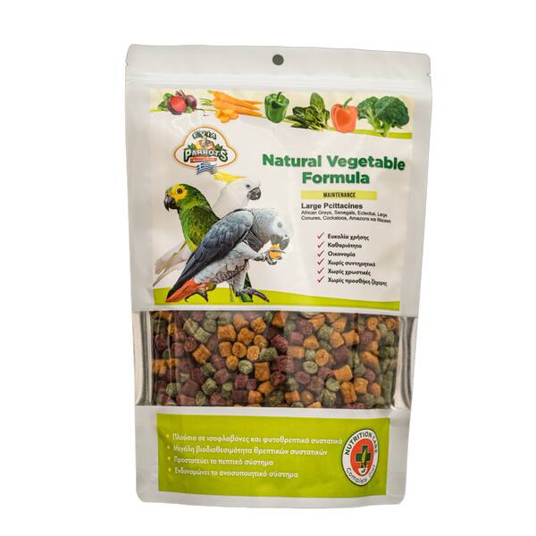 EVIA PARROTS Large Natural Vegetable Formula 800gr