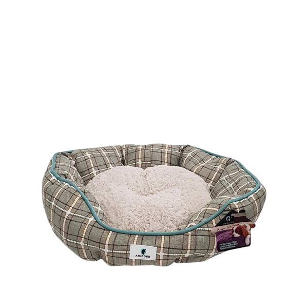 ANICOSE Nuria Octagon Plaid Grey M 57*52*18cm ANICOSE Nuria Octagon Plaid Grey M 57*52*18cm