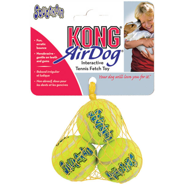 KONG Air Squeaker Tennis XS