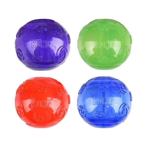 KONG Squeezz Ball M Red