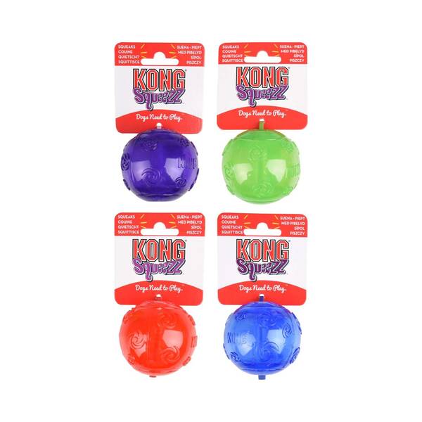 KONG Squeezz Ball M Red