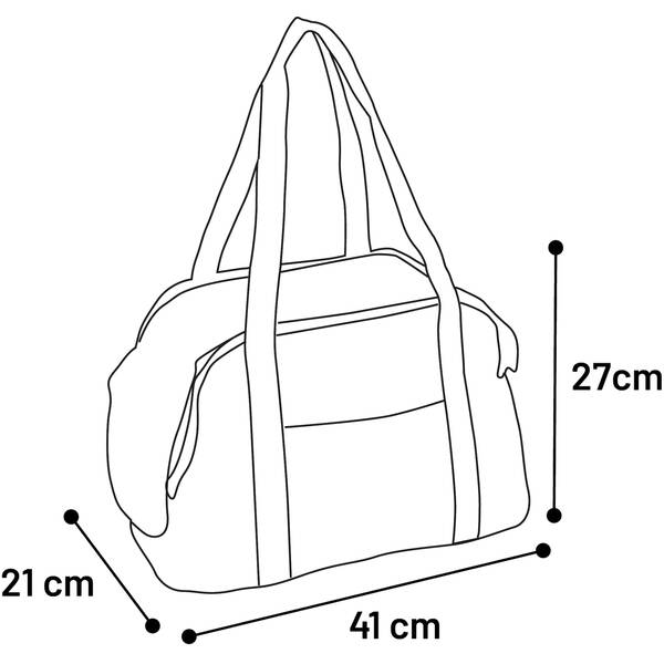FLAMINGO Carrying Bag Merida Black 41x21x27cm
