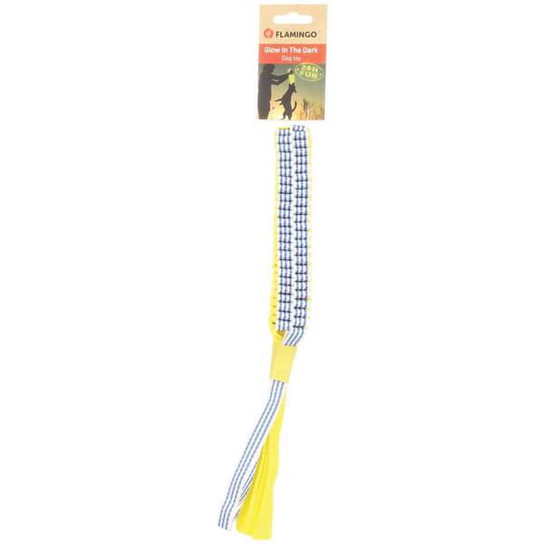 FLAMINGO Dog Toy Glowa Stick Blue & Yellow  36x3x3cm