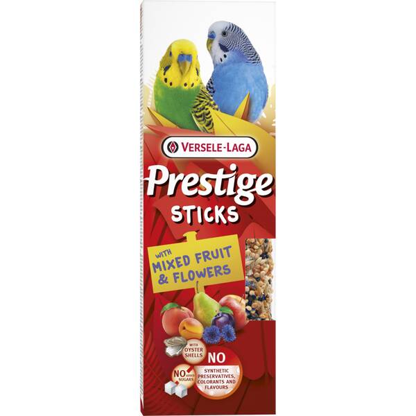 PRESTIGE Sticks Budgies Mixed Fruit & Flowers 2*30gr