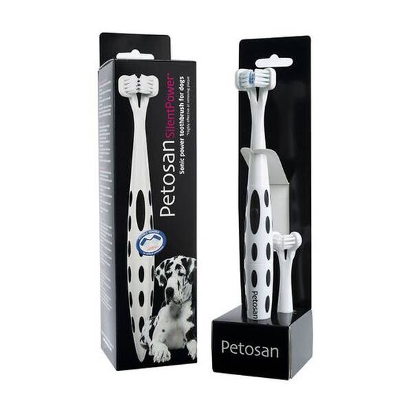 PETOSAN Ηλεκτρική Οδοντόβουρτσα Διπλής Κεφαλής Silentpower