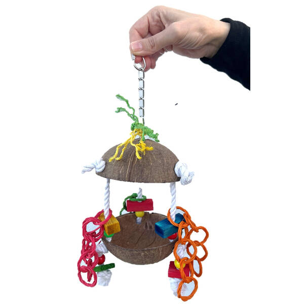 Παιχνίδι για Παπαγάλους Caitec Coconut Hutch 36x13cm