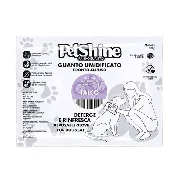 PETSHINE Γάντι Στεγνού Καθαρισμού Πούδρα