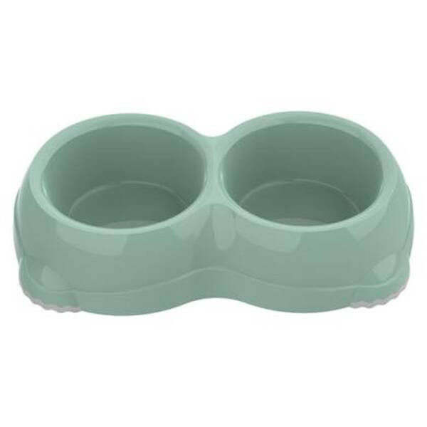 MODERNA Διπλό Πλαστικό Μπολ με Αντιολισθητική Βάση Πρασινο 2x330ml MODERNA Διπλό Πλαστικό Μπολ με Αντιολισθητική Βάση Πρασινο 2x330ml