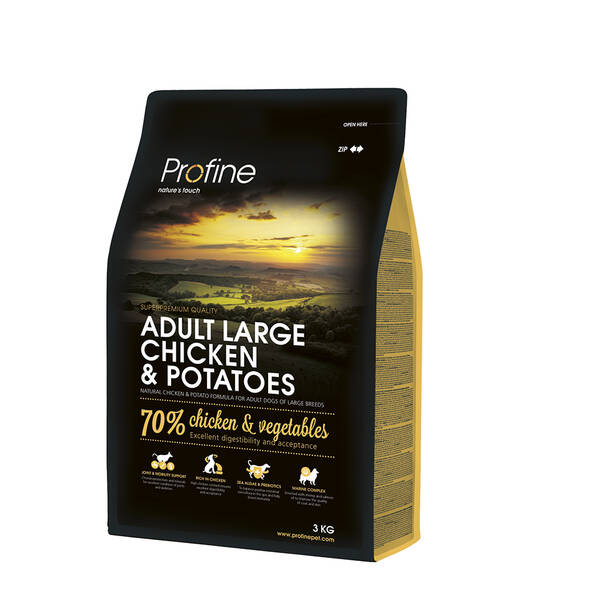 PROFINE Dog Adult Large Breed Chicken&Potato 3kg PROFINE Dog Adult Large Breed Chicken&Potato 3kg