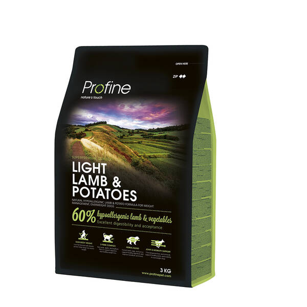 PROFINE Dog Light Lamb&Potato 3kg PROFINE Dog Light Lamb&Potato 3kg