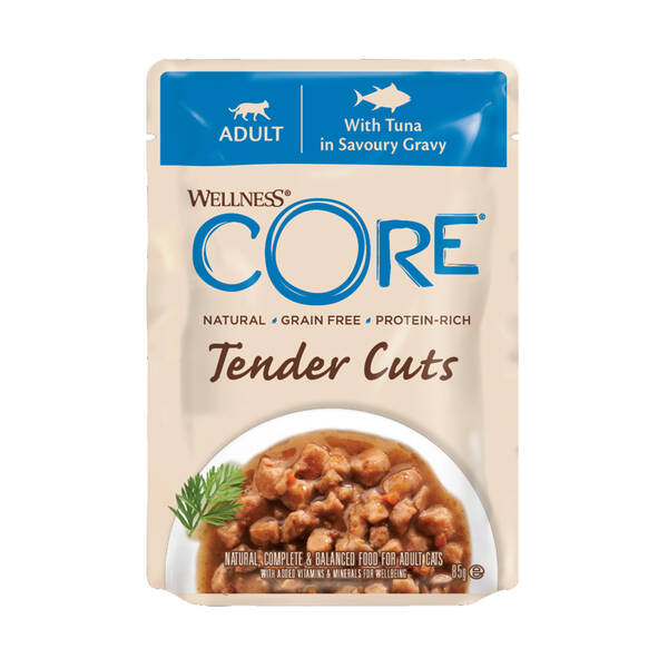 CORE Tender Cuts Fillets Tuna In Sauce 85gr