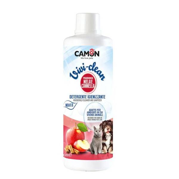 CAMON Vivi-clean Αντιβακτηριδιακό υγρό απορρυπαντικό με Κάνελα Μήλου 1000ml CAMON Vivi-clean Αντιβακτηριδιακό υγρό απορρυπαντικό με Κάνελα Μήλου 1000ml