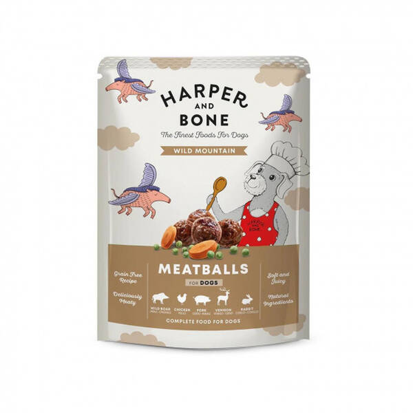 HARPER & BONE Dog Meatballs Wild Mountain 300gr HARPER & BONE Dog Meatballs Wild Mountain 300gr