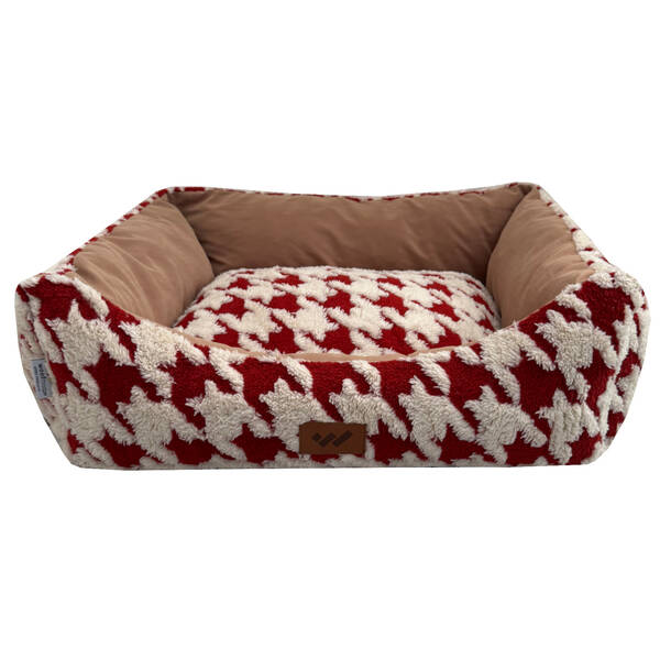 WOOFMODA Καναπές Κρεβάτι Κόκκινο - Λευκό No2